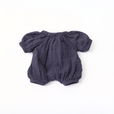 Muslin Romper - Navy